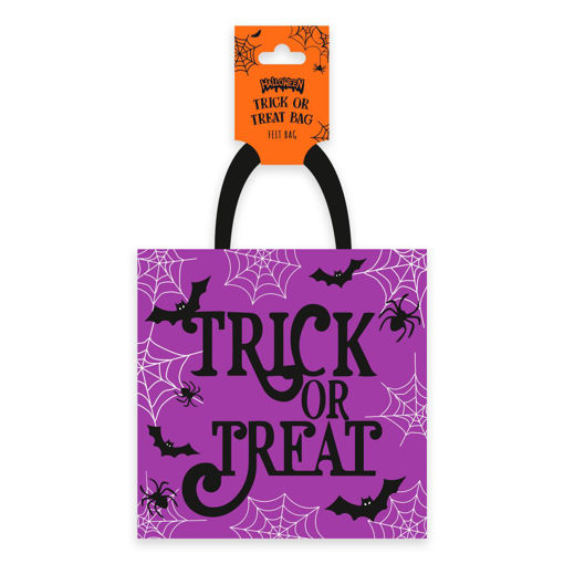 Picture of HALLOWEEN TRICK OR TREAT FELT BAG